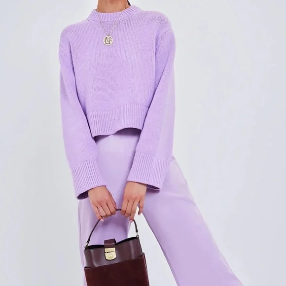 Tuckernuck Lilac Crewneck Sweater - Picture 2 of 11